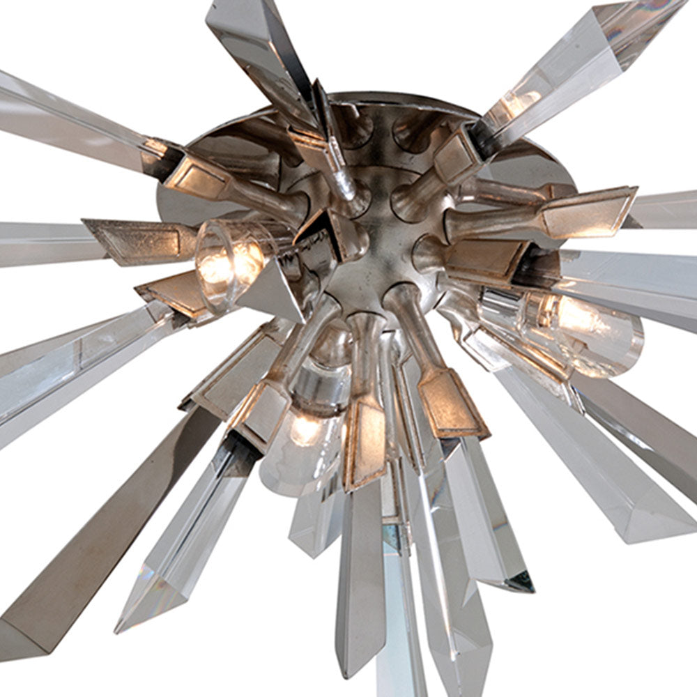 Inertia Flush Mount Ceiling Light in Detail.