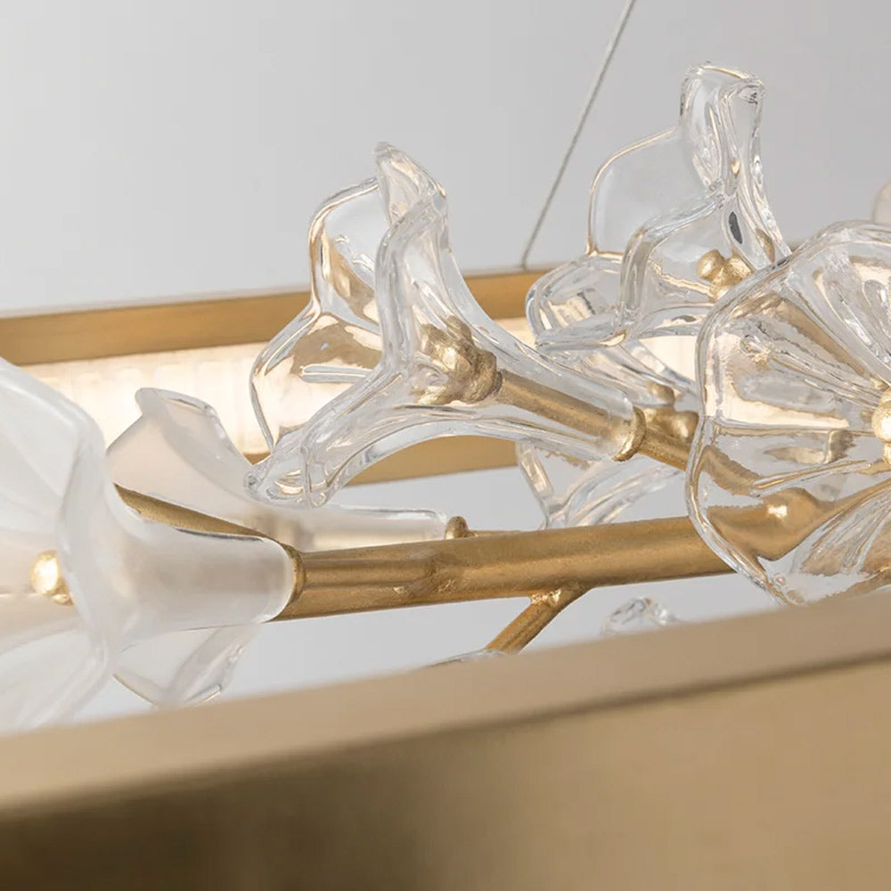 Jasmine Linear LED Pendant Light in Detail.