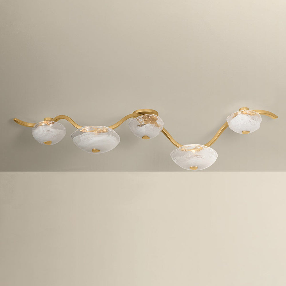Kune LED Flush Mount Ceiling Light in Detail.