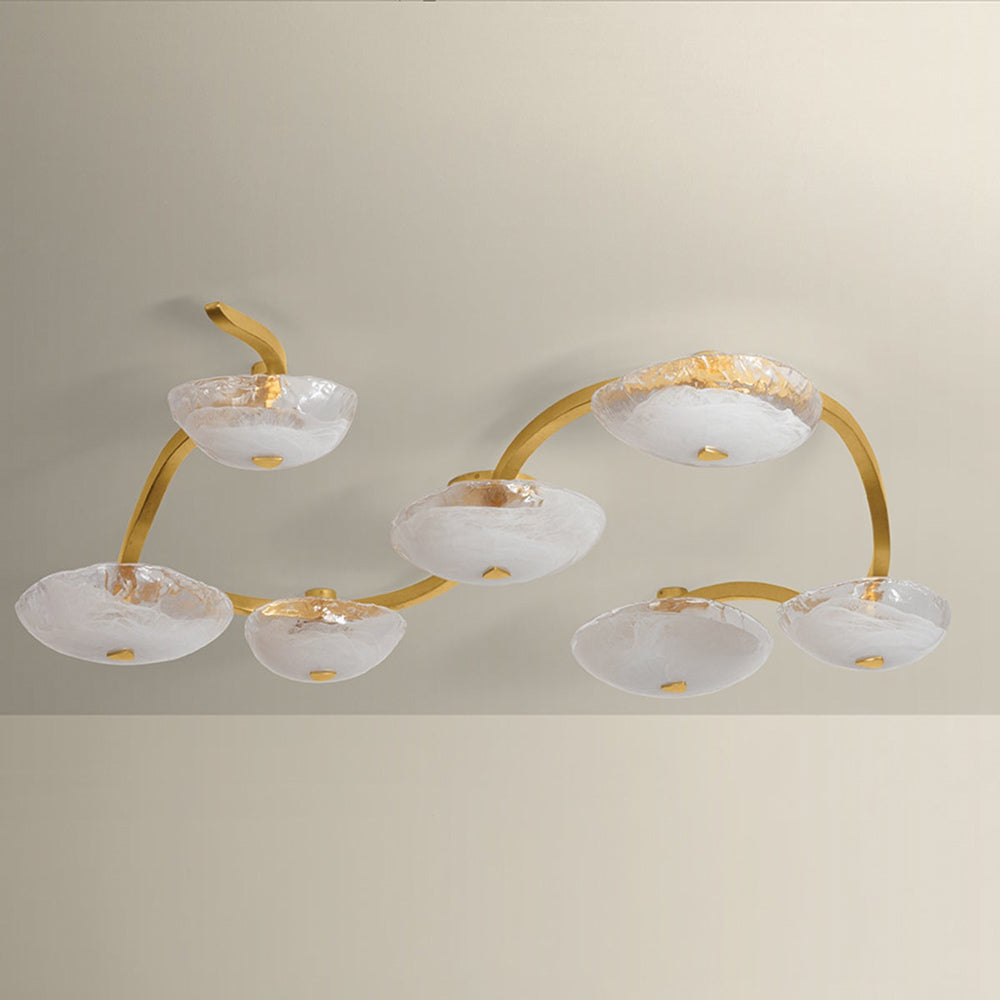 Kune LED Flush Mount Ceiling Light in Detail.