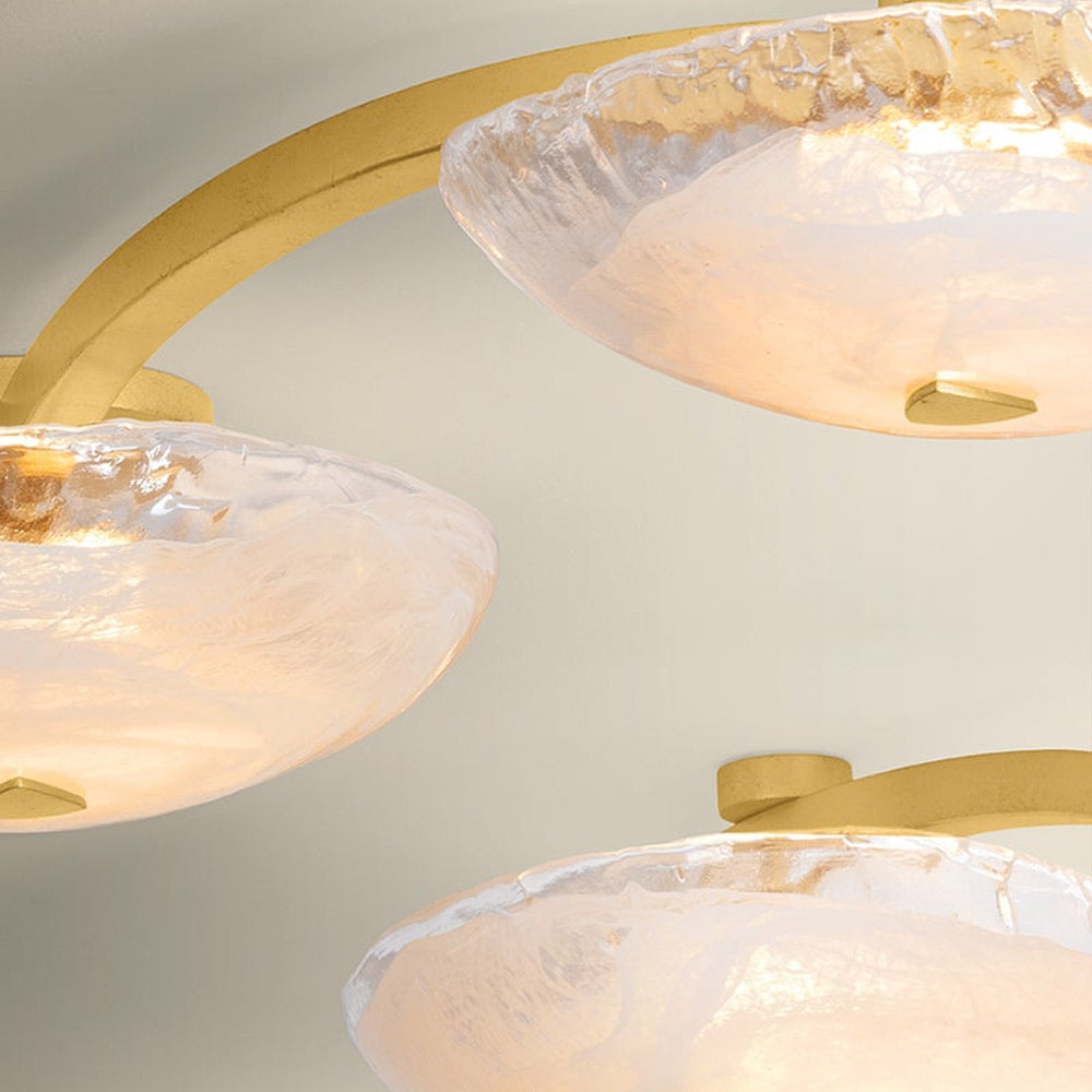 Kune LED Flush Mount Ceiling Light in Detail.