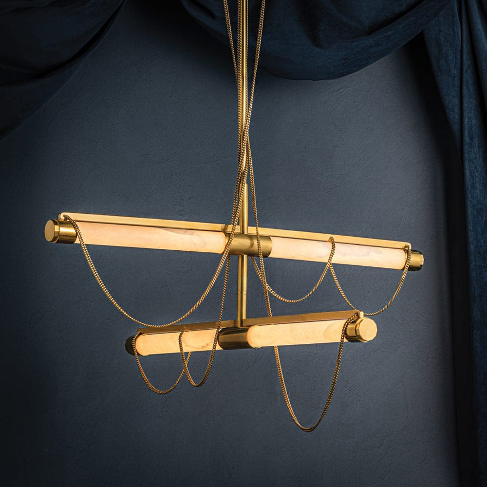 Lariat LED Chandelier in Detail.