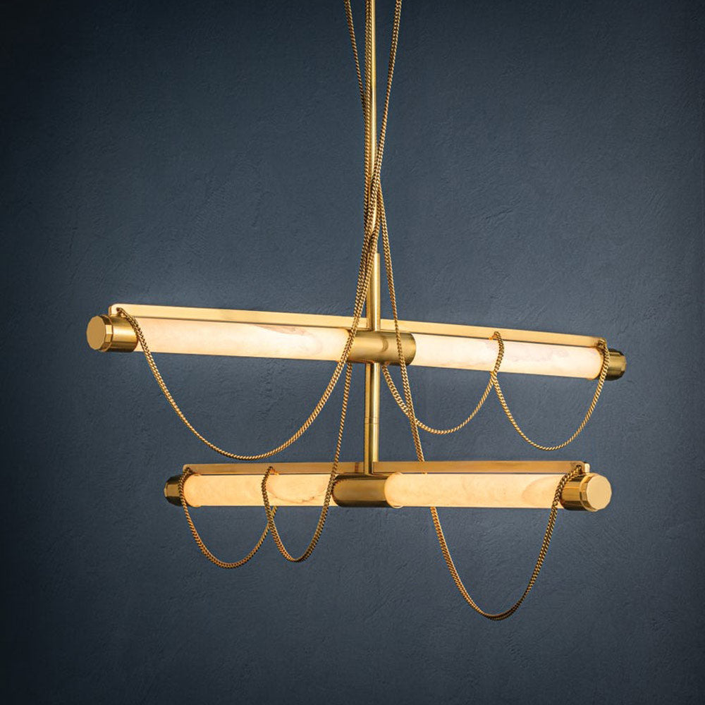 Lariat LED Chandelier in Detail.