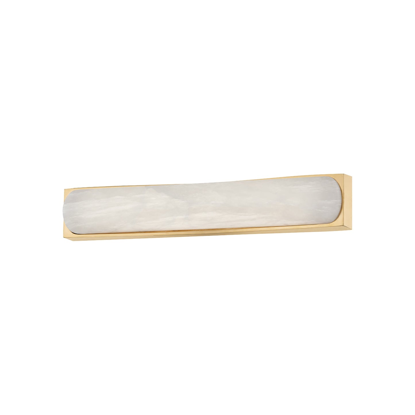 Millie LED Bath Vanity Light in Vintage Brass (Small).
