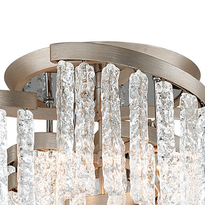 Mont Blanc Semi Flush Mount Ceiling Light in Detail.
