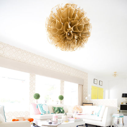 Pulse Pendant Light in living room.