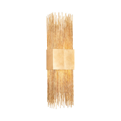 Sabine Wall Light in Vintage Gold Leaf.