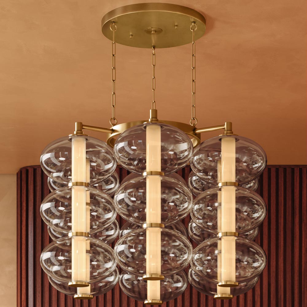 Toulouse LED Chandelier in Detail.