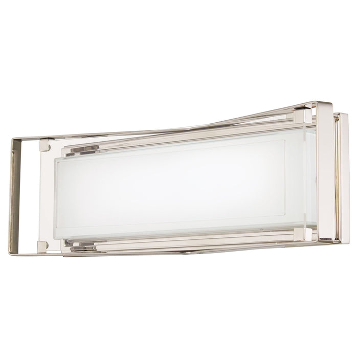 Crystal Clear LED Bath Vanity Light in Large.