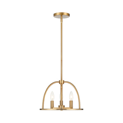 Abbott Chandelier in Vibrant Gold (3-Light).