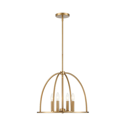 Abbott Chandelier in Vibrant Gold (4-Light).