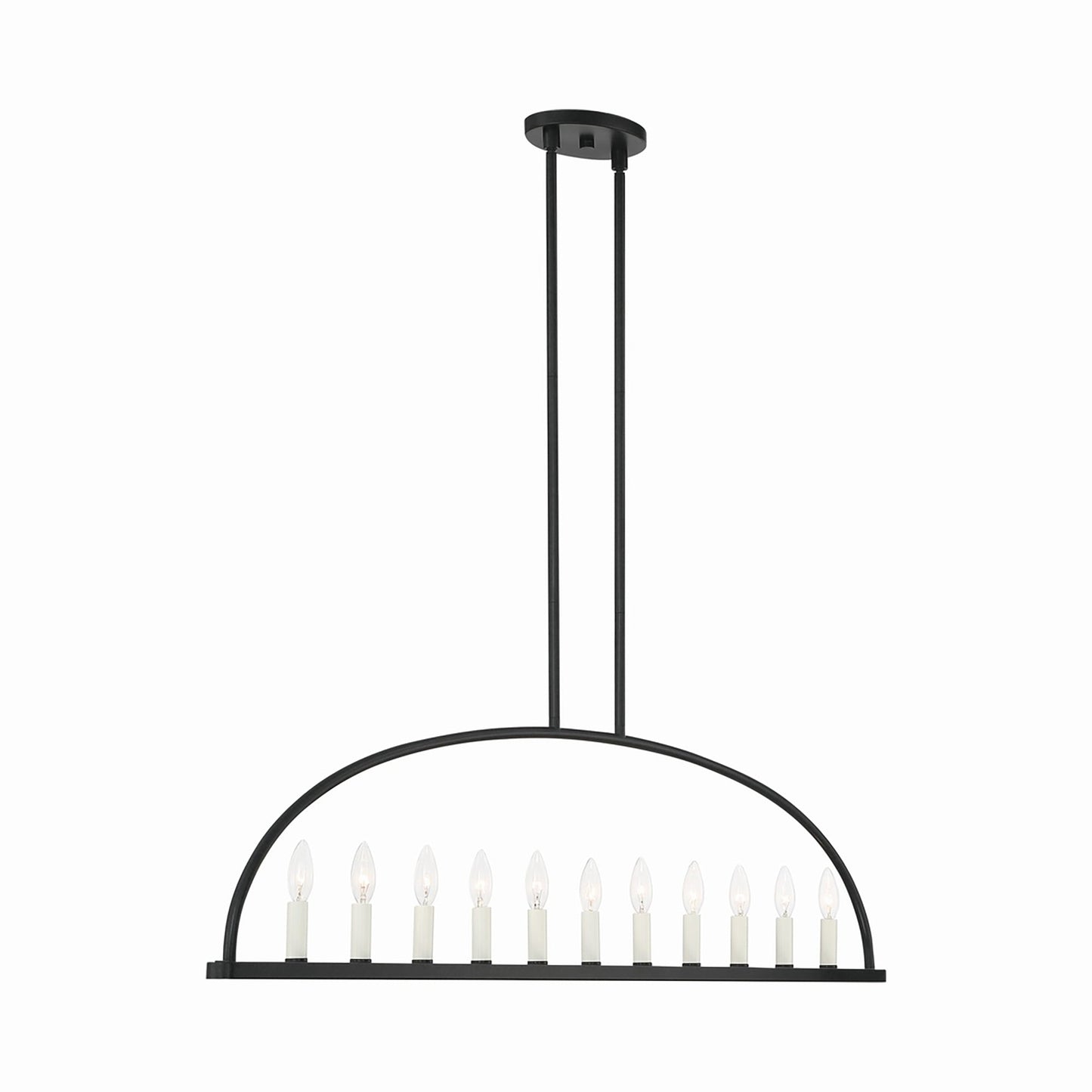 Abbott Linear Chandelier in Detail.