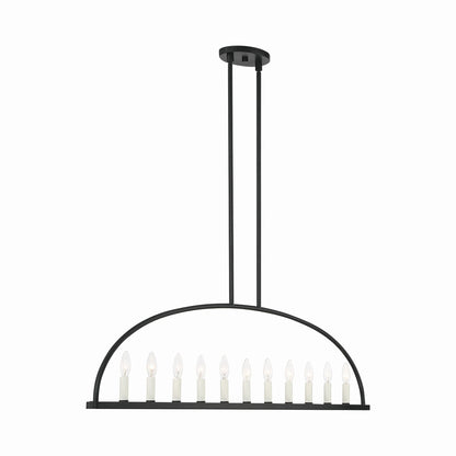 Abbott Linear Chandelier in Detail.