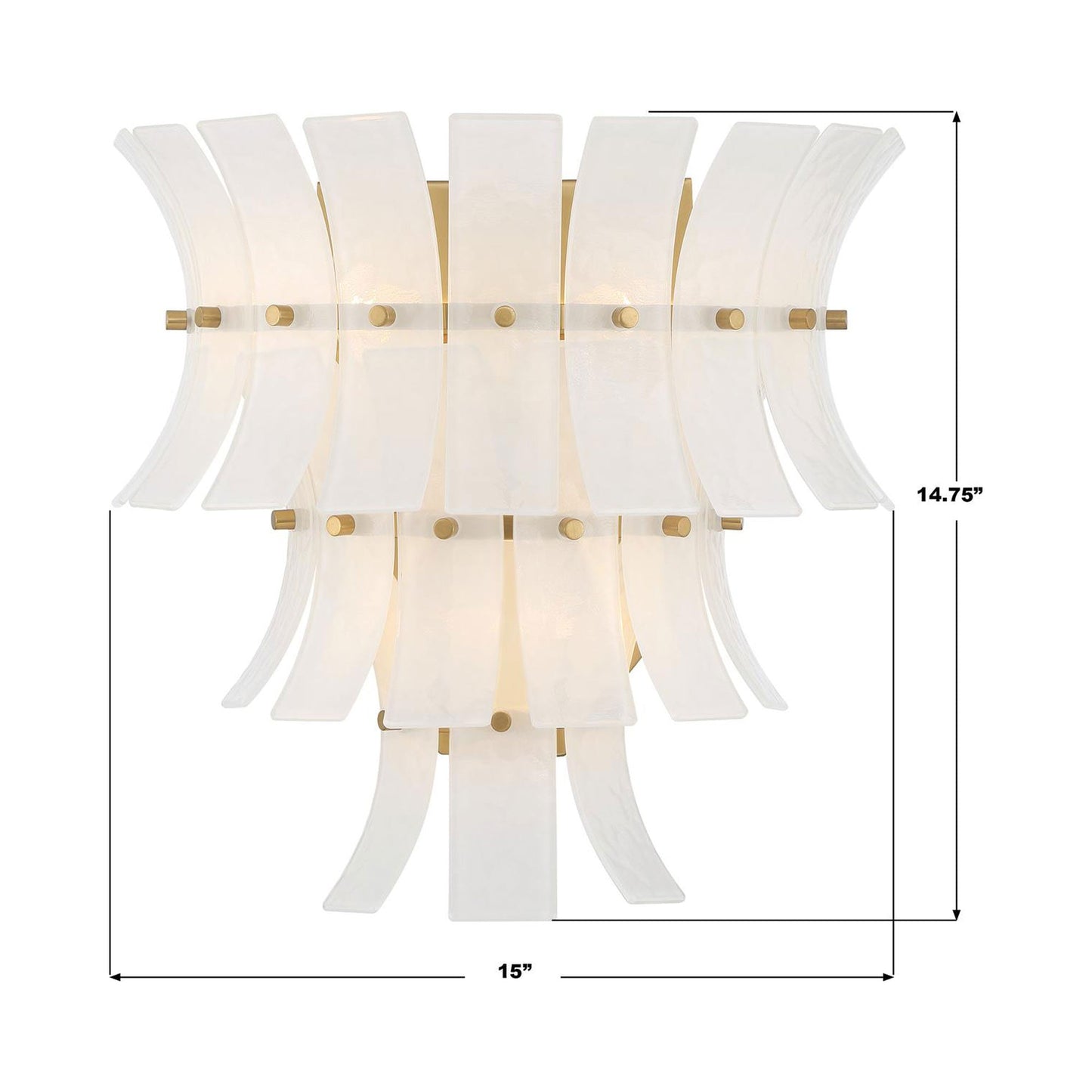 Abigail Wall Light - line drawing.