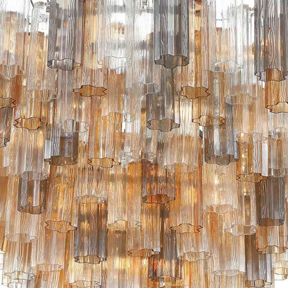 Addis Geometric Chandelier in Detail.