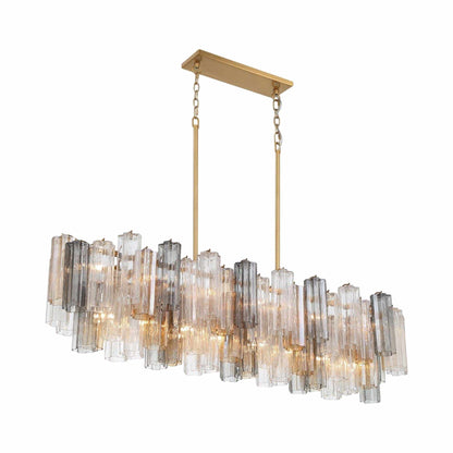 Addis Linear Chandelier in Detail.