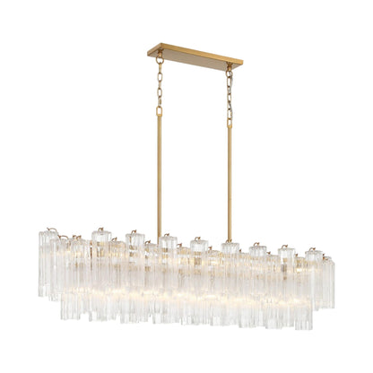 Addis Linear Chandelier in Detail.