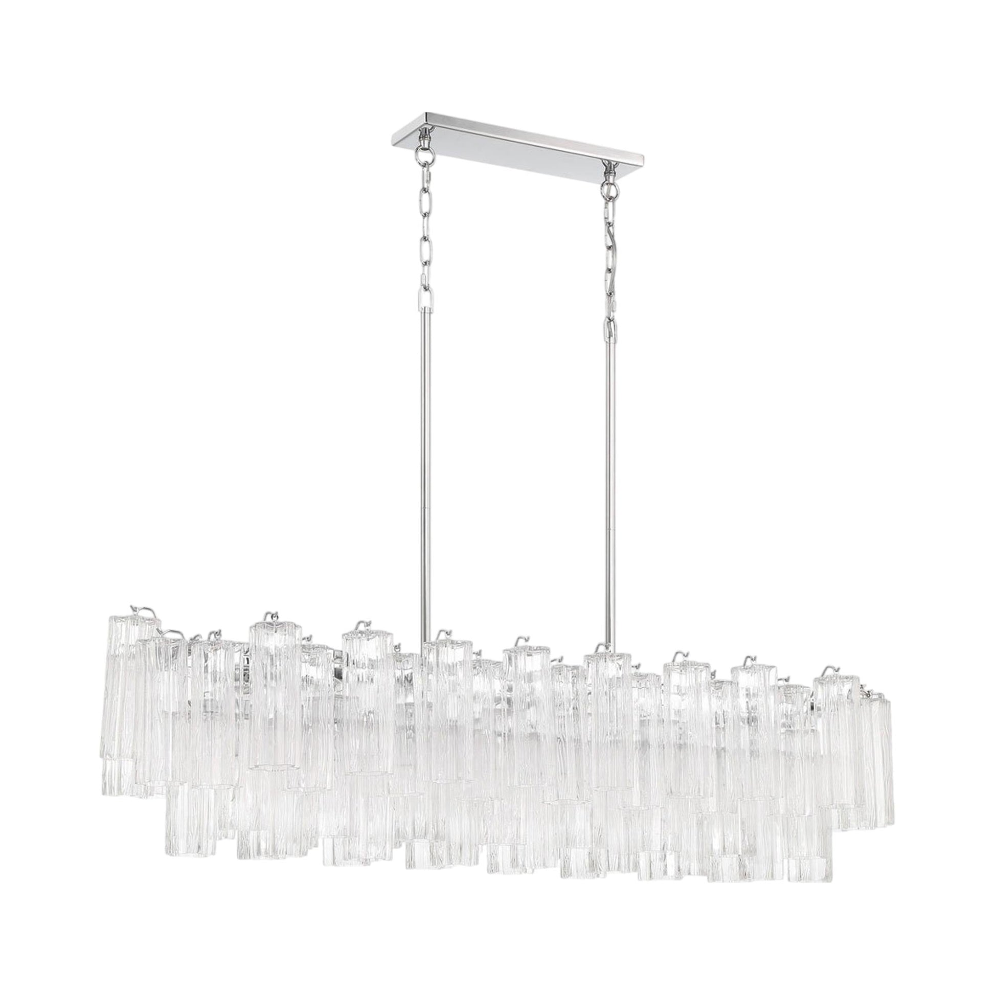 Addis Linear Chandelier in Detail.