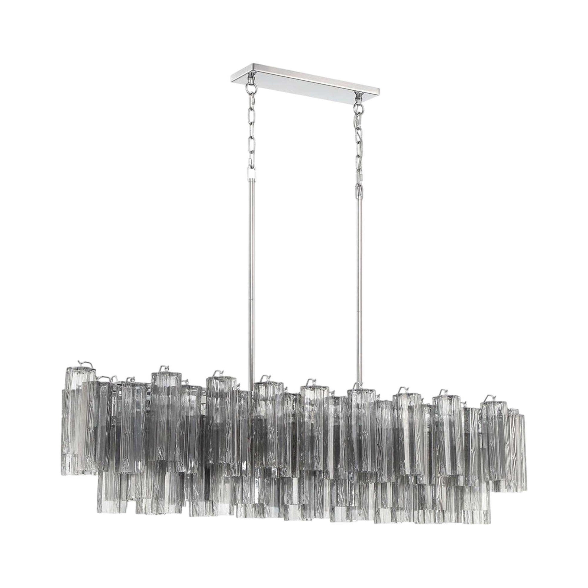 Addis Linear Chandelier in Detail.