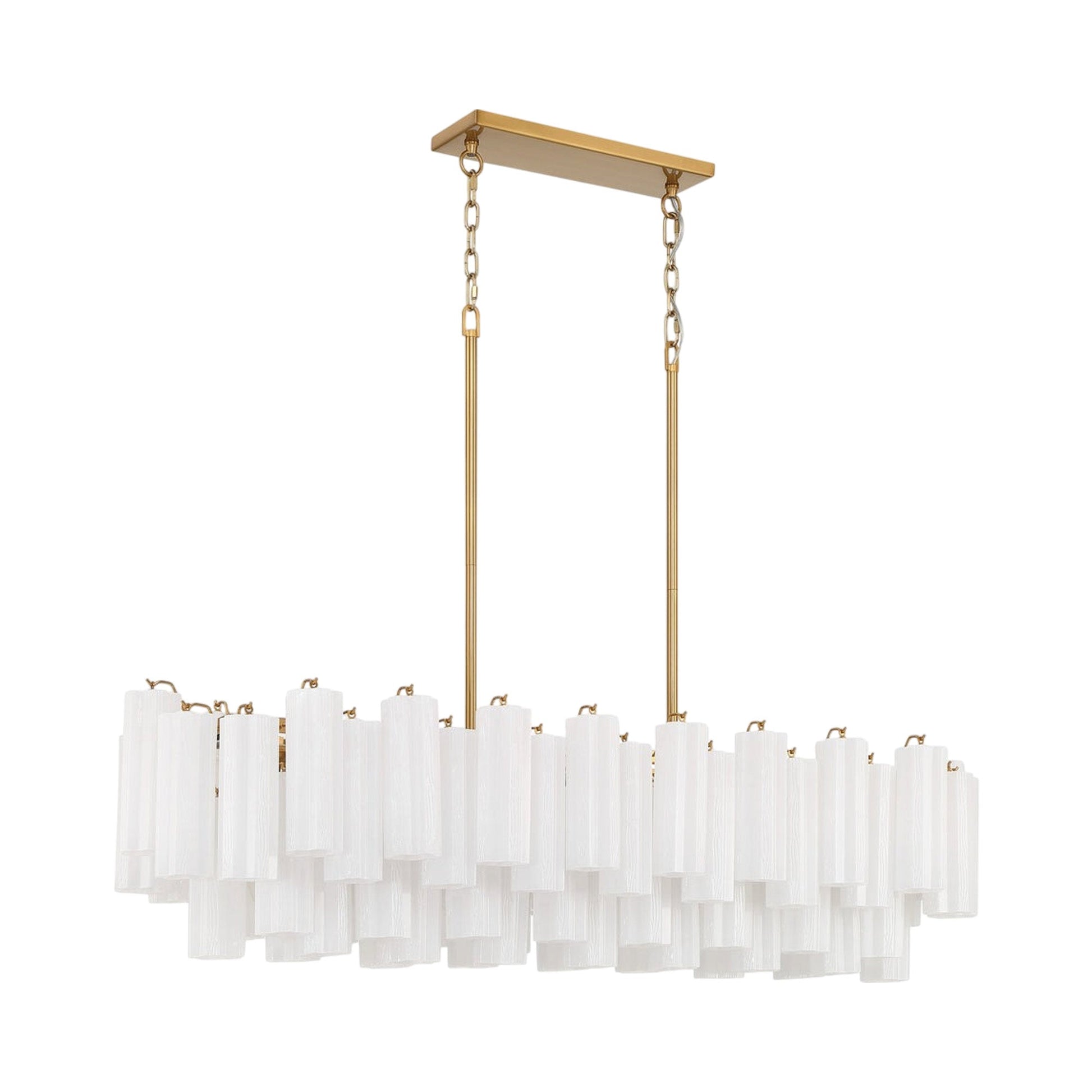 Addis Linear Chandelier in Detail.