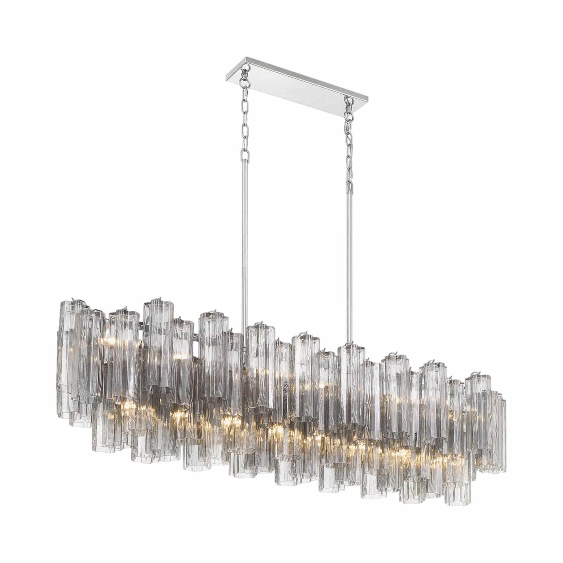 Addis Linear Chandelier in Detail.