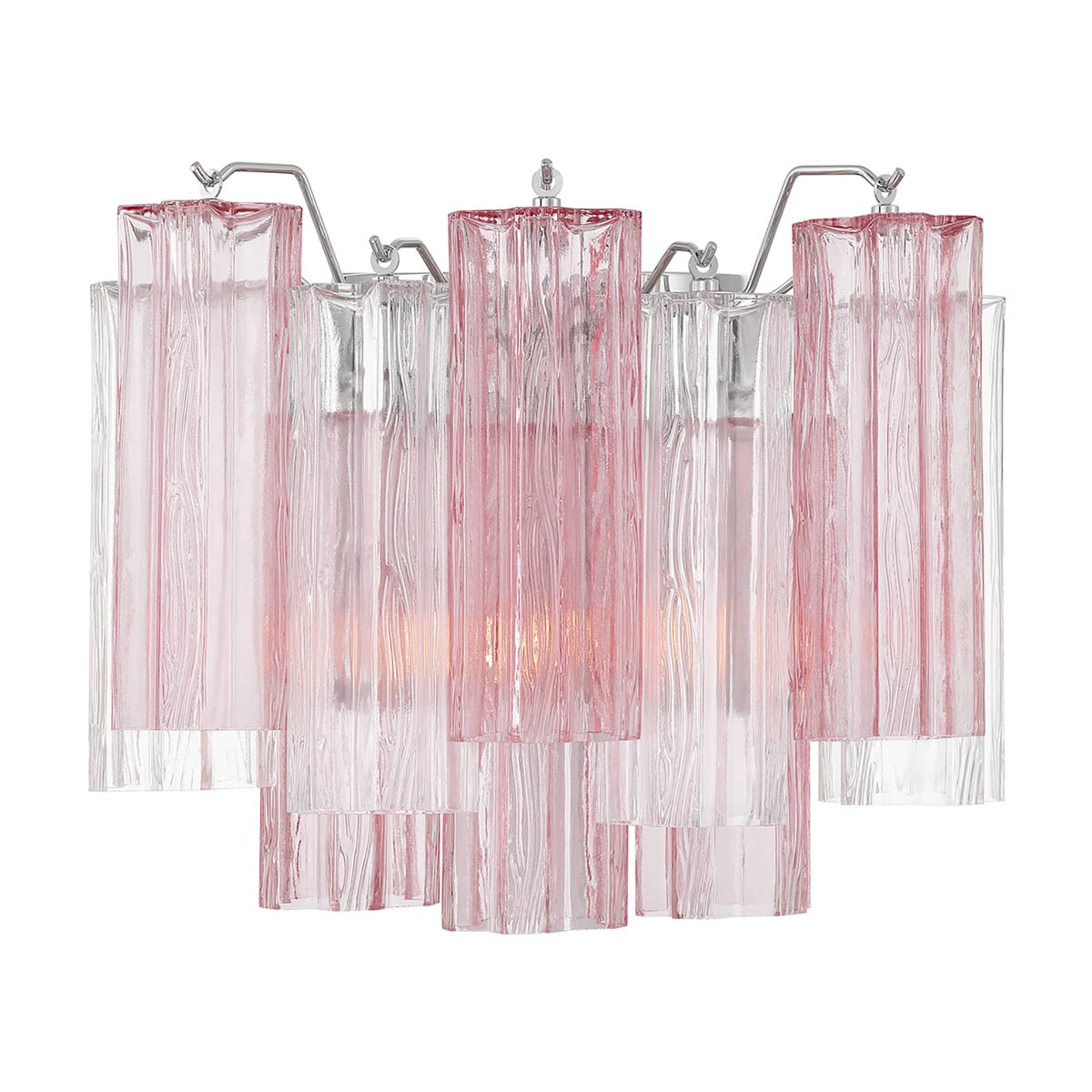 Addis Wall Light in Polished Chrome / Spring (11.75-Inch).