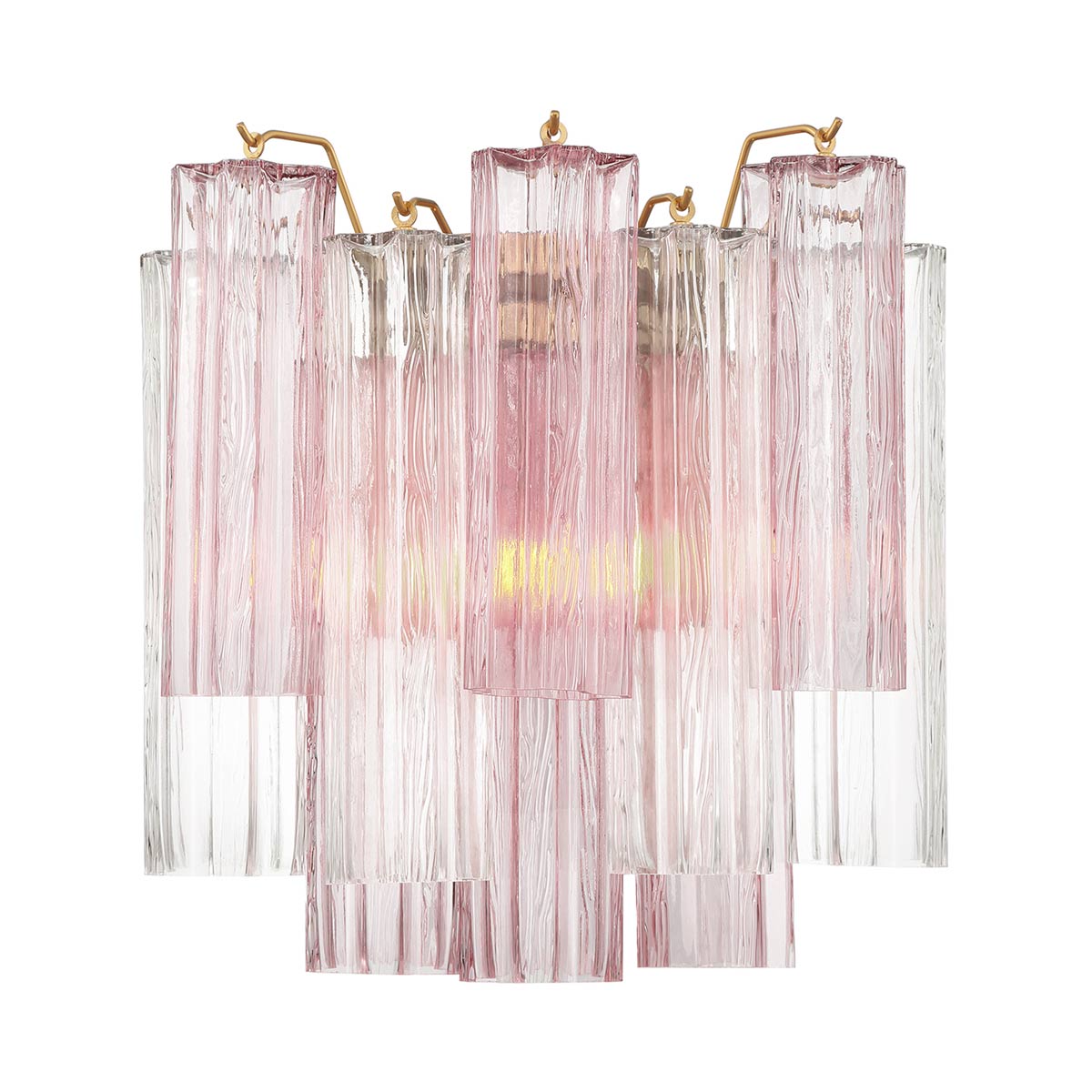 Addis Wall Light in Aged Brass / Spring (14.5-Inch).