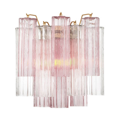 Addis Wall Light in Aged Brass / Spring (14.5-Inch).