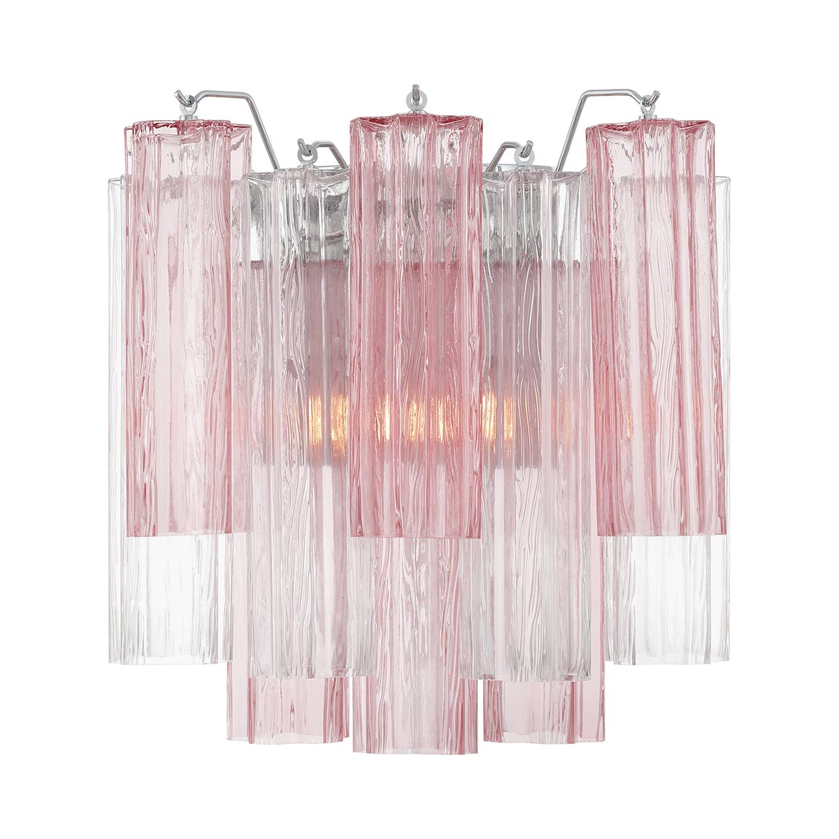 Addis Wall Light in Polished Chrome / Spring (14.5-Inch).