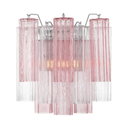 Addis Wall Light in Polished Chrome / Spring (14.5-Inch).