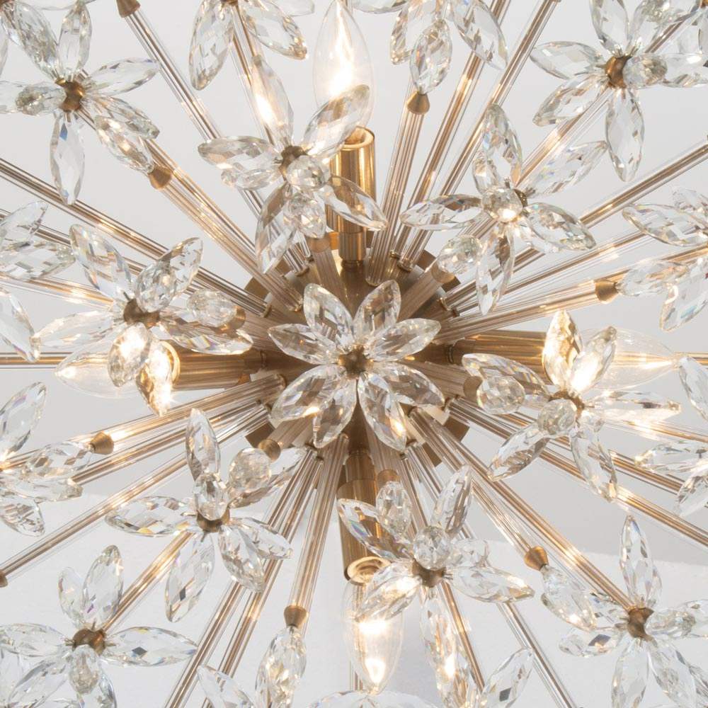 Adley Semi Flush Mount Ceiling Light in Detail.