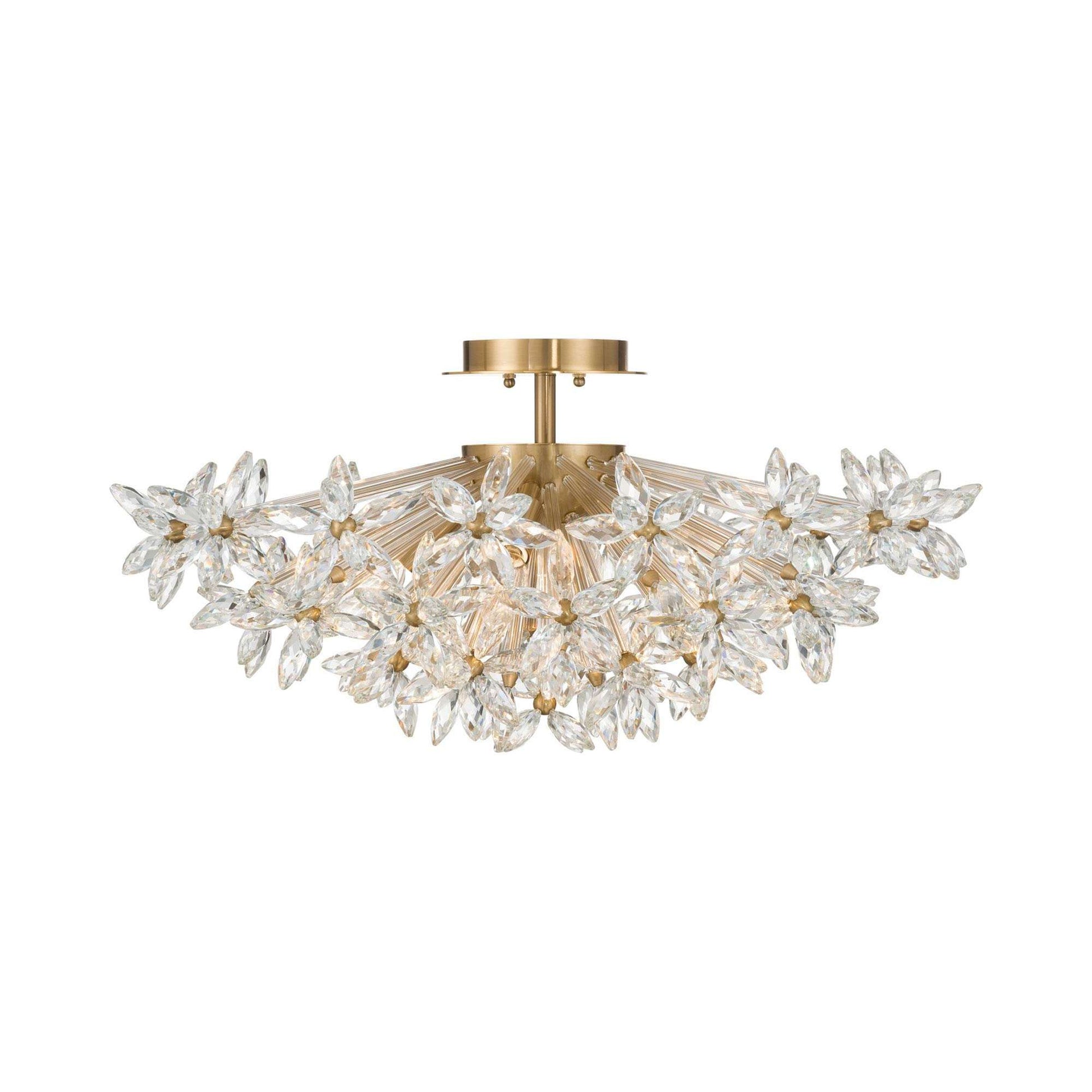 Adley Semi Flush Mount Ceiling Light in Detail.