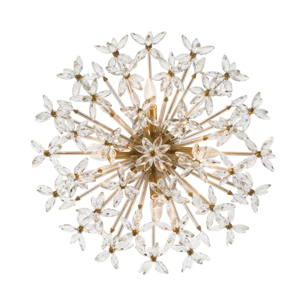 Adley Semi Flush Mount Ceiling Light in Detail.