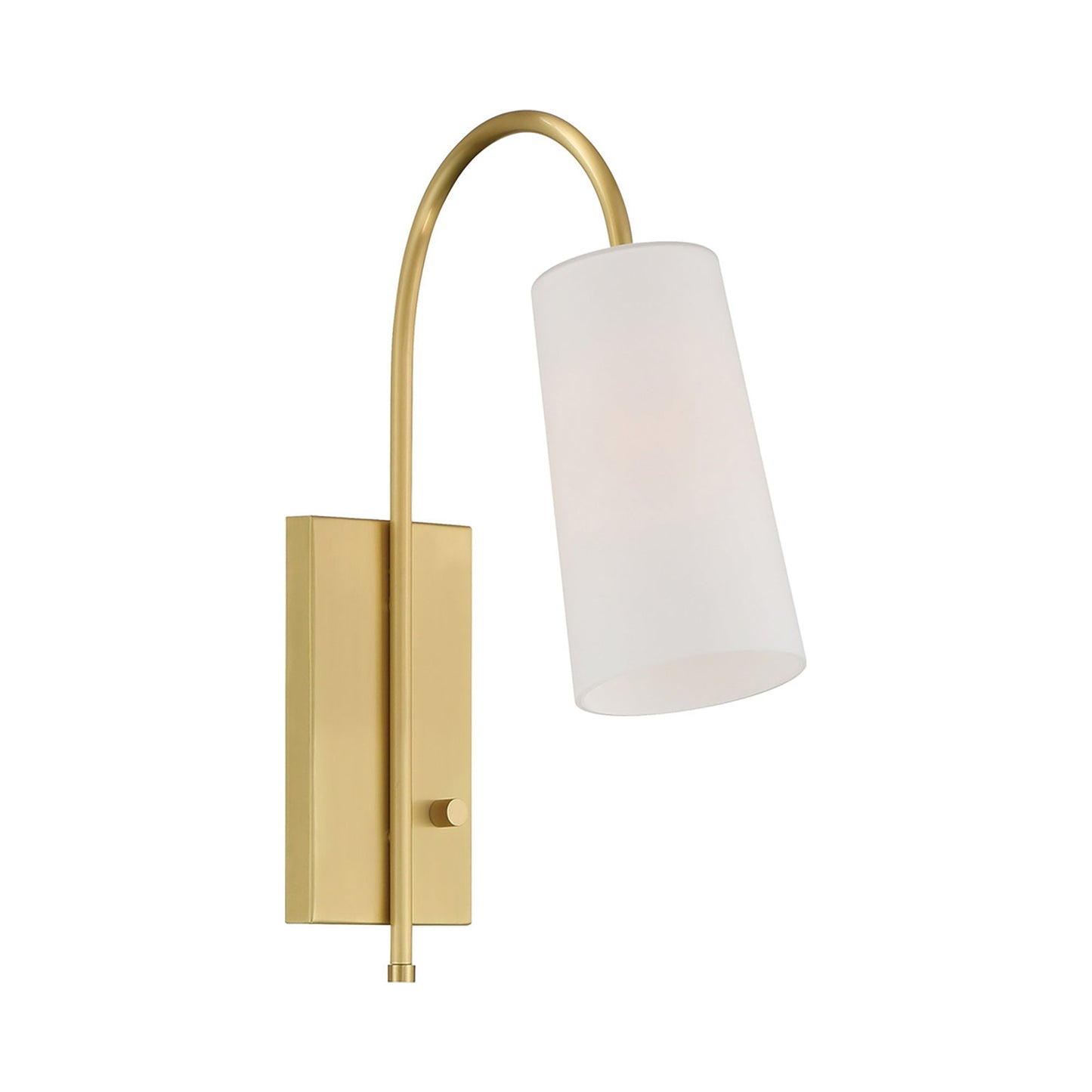 Alexa Wall Light in Aged Brass.