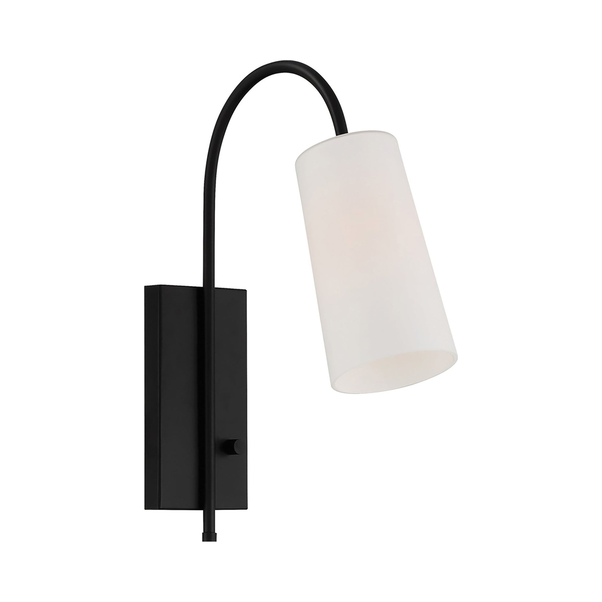 Alexa Wall Light in Matte Black.