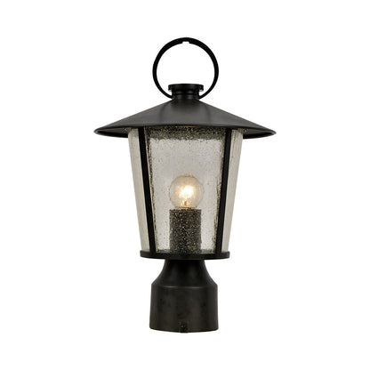 Andover Outdoor Post Light (1-Light/Seeded).