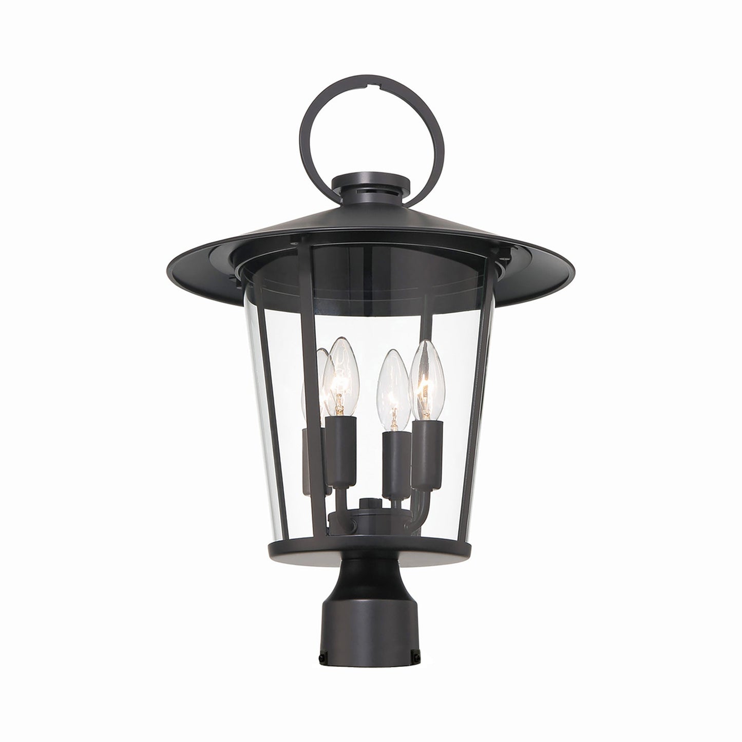 Andover Outdoor Post Light (4-Light/Clear).