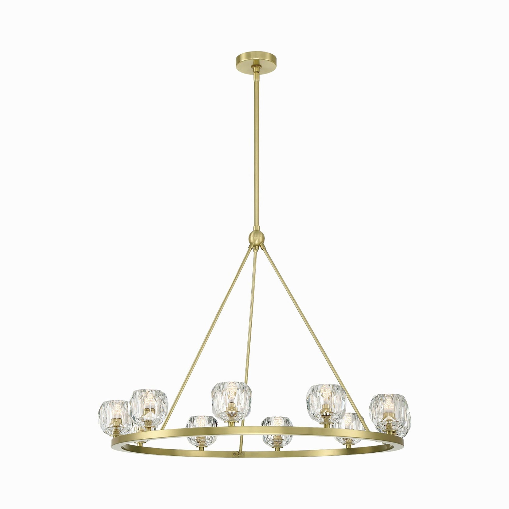 Aragon Chandelier in Crystal shade (10-Light).