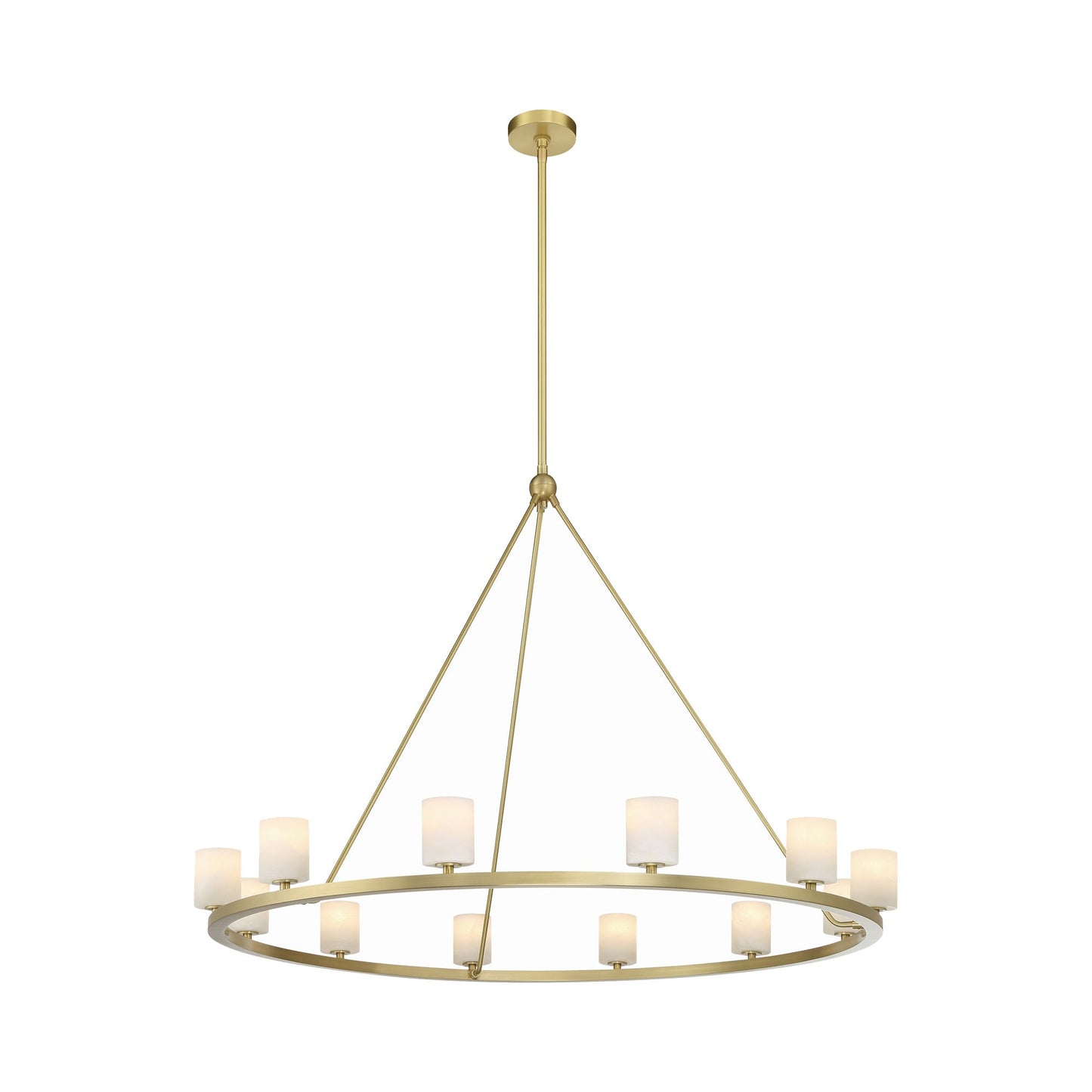 Aragon Chandelier in Stone shade (12-Light).