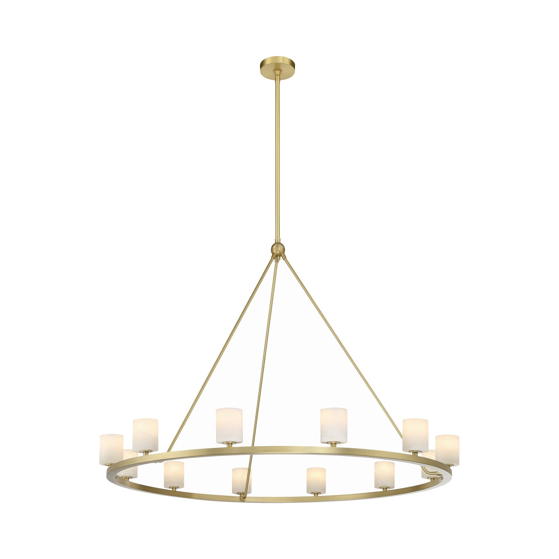 Aragon Chandelier in Stone shade (12-Light).