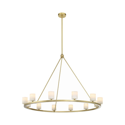 Aragon Chandelier in Stone shade (12-Light).