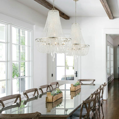 Arcadia Chandelier in living room.