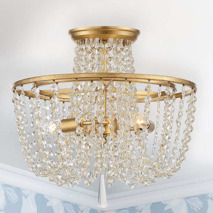 Arcadia Semi Flush Mount Ceiling Light in Detail.