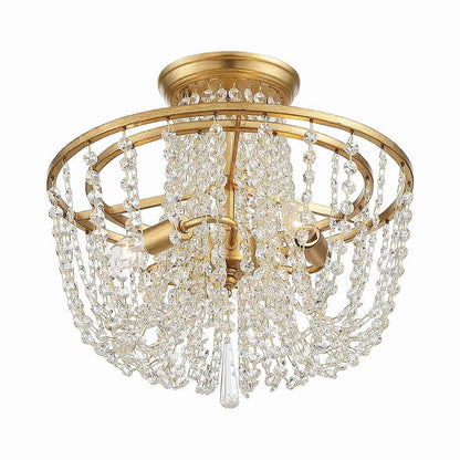 Arcadia Semi Flush Mount Ceiling Light in Detail.