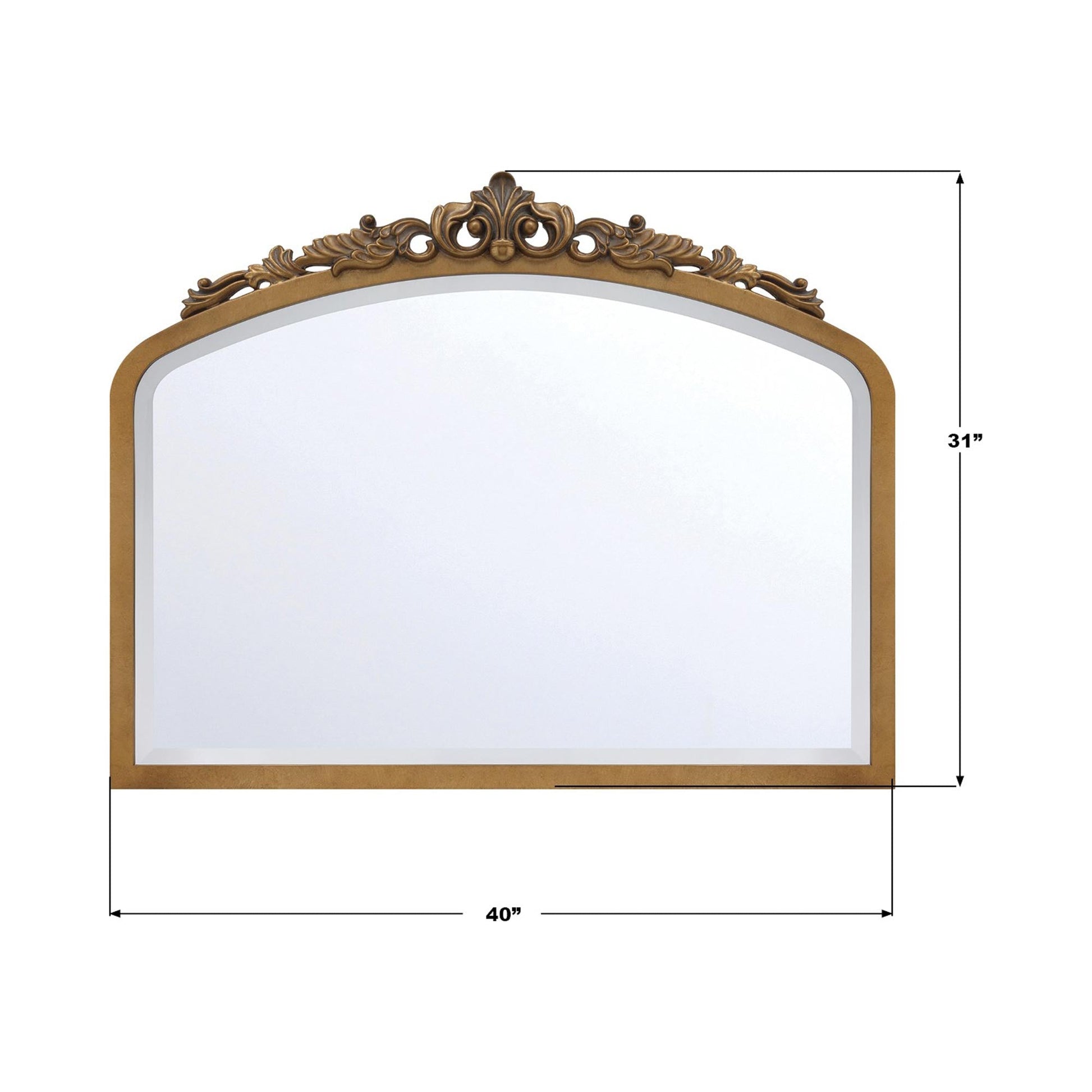 Arden Mirror - line drawing.