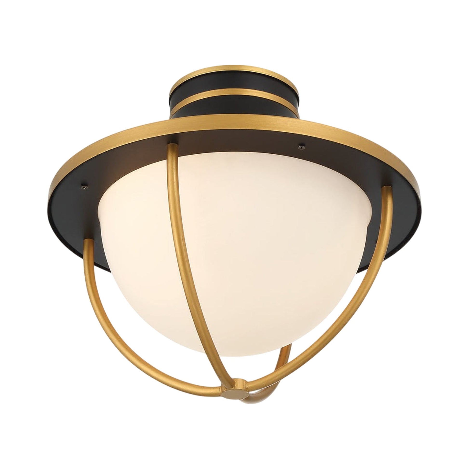 Atlas Outdoor Semi Flush Mount Ceiling Light in Detail.