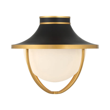 Atlas Outdoor Semi Flush Mount Ceiling Light in Detail.