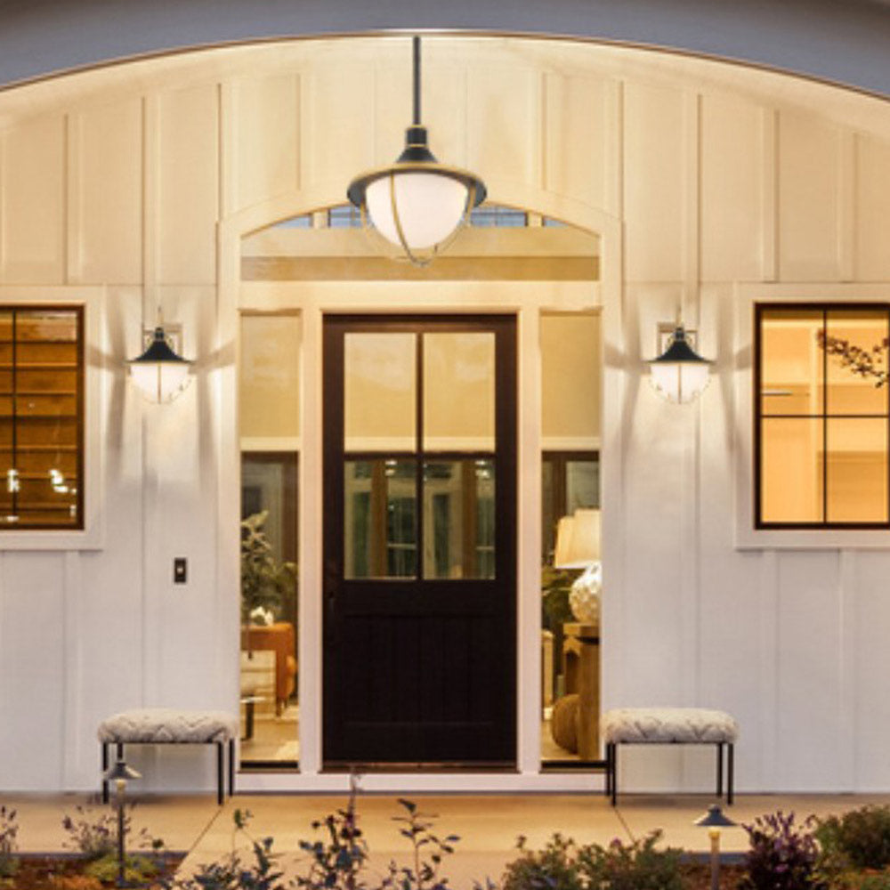 Atlas Outdoor Wall Light in Outside Area.