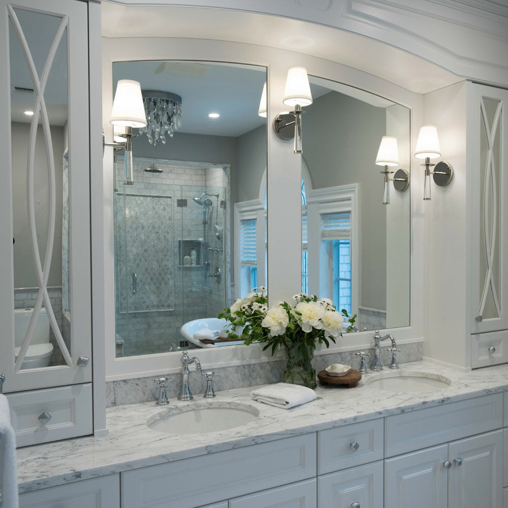 Baxter Wall Light in bathroom.