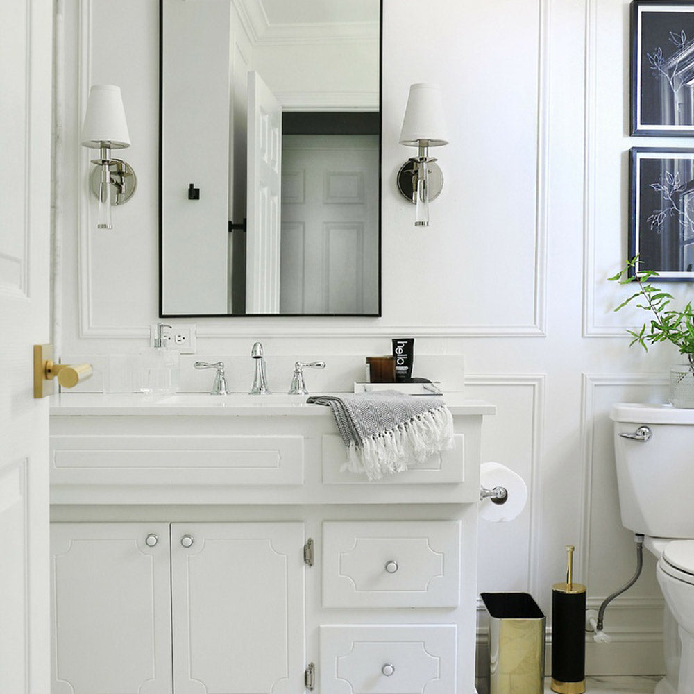 Baxter Wall Light in bathroom.